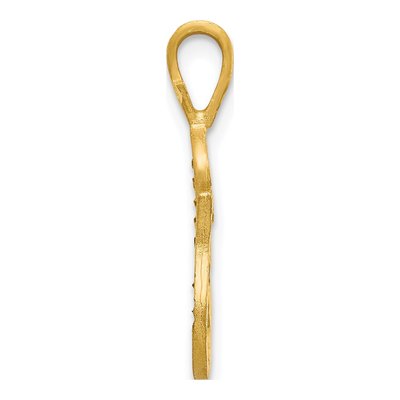 10K Yellow Gold Initial G Pendant – view 3
