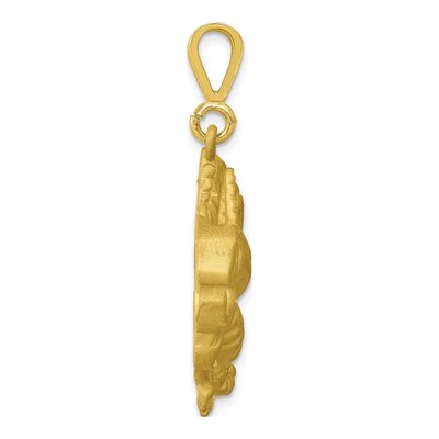 10K Yellow Gold Large Dragon Pendant – view 3