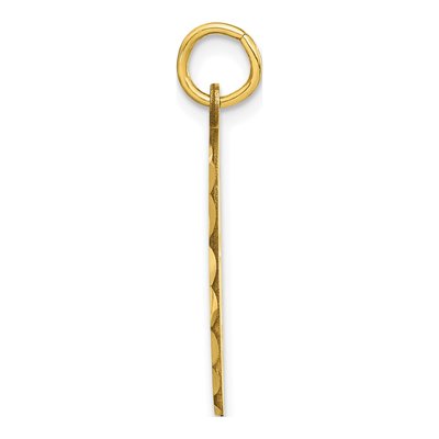 10K Yellow Gold Hockey Mask Pendant – view 3