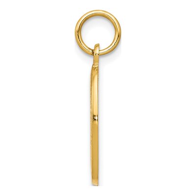 10K Yellow Gold St Christopher Oval Pendant – view 3