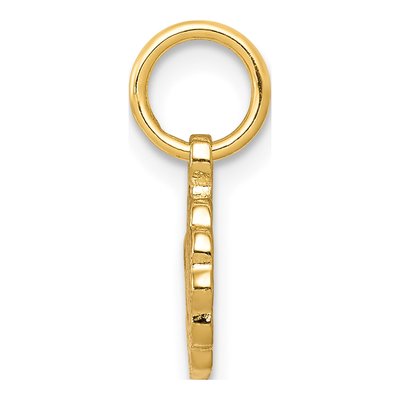 10K Yellow Gold Our of Sorrows Disc Pendant – view 3