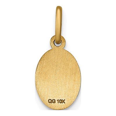 10K Yellow Gold Small St Christopher Pendant – view 4