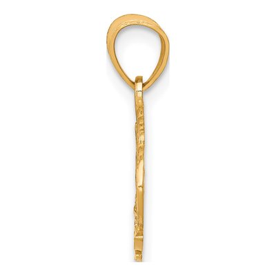 10K Yellow Gold MOM Number 1 Pendant – view 3