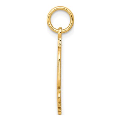 10K Yellow Gold MOM Number 1 Pendant – view 3