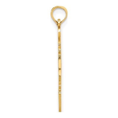 10K Yellow Gold I Heart NJ Pendant – view 3
