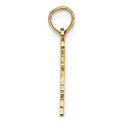 10K Yellow Gold I Heart Virginia Pendant – view 3