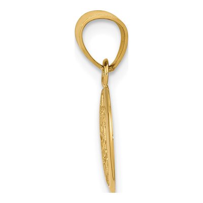 10K Yellow Gold Moon Stars Pendant – view 3