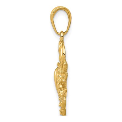 10K Yellow Gold Scorpion Pendant – view 3