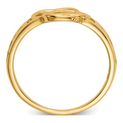 10K Yellow Gold Celtic Knot Ring – view 3