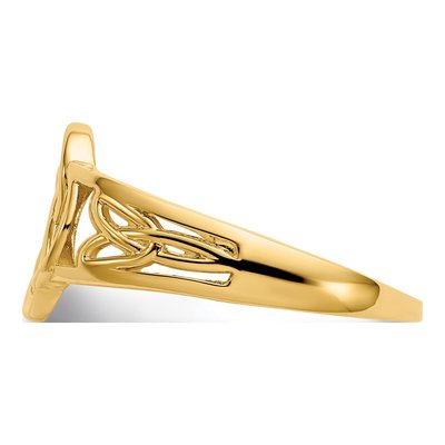 10K Yellow Gold Celtic Knot Ring – view 5