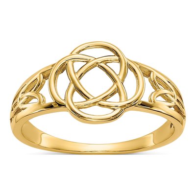 10K Yellow Gold Celtic Knot Ring