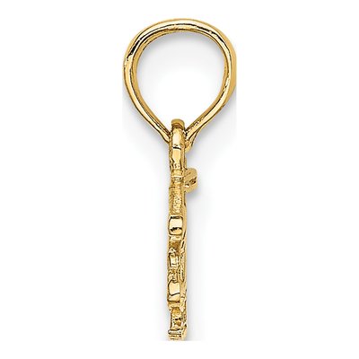 10K Yellow Gold Helicopter Pendant – view 3
