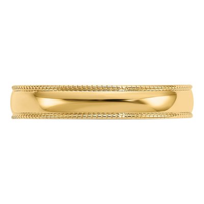 10K Yellow Gold Milgrain Adjustable Toe Ring – view 5