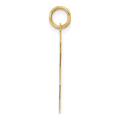 10K Yellow Gold Small Heart Set Charm – view 2