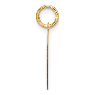 10K Yellow Gold Extra Small Heart Set Charm – view 2