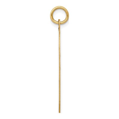 10K Yellow Gold Large Heart Set Charm – view 3