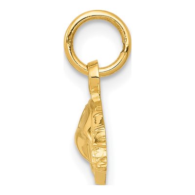 10K Yellow Gold Car Pendant – view 3