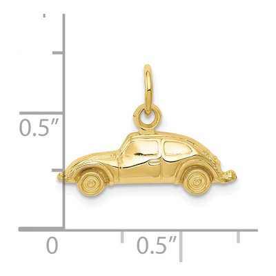 10K Yellow Gold Car Pendant – view 4
