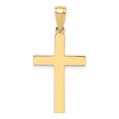 10K Yellow Gold Cross Pendant