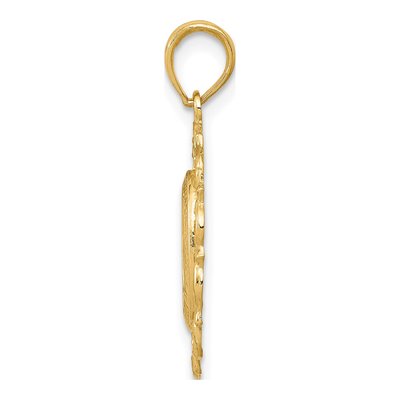 10K Yellow Gold Miraculous Medal Pendant – view 3