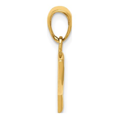 10K Yellow Gold Ichthus Fish Pendant – view 3