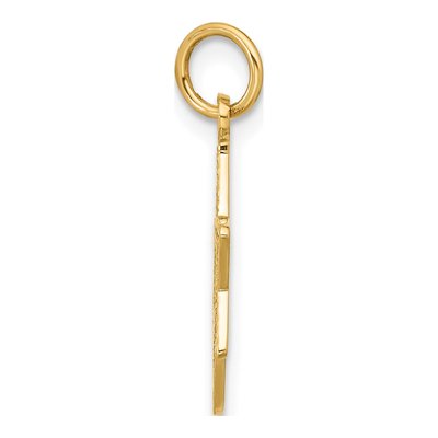 10K Yellow Gold Star of David Pendant – view 3