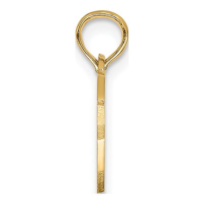 10K Yellow Gold Best Friend Break-Apart Heart Charm – view 3