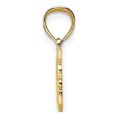 10K Yellow Gold BEST Friend Pendant – view 3