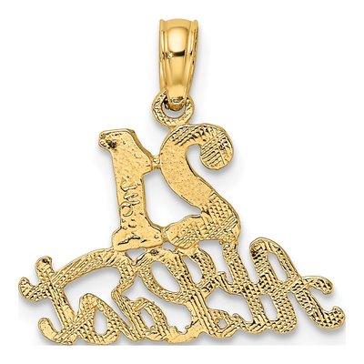 10K Yellow Gold ' at Last Pendant – view 5