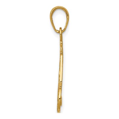 10K Yellow Gold Birthday Cake Pendant – view 3