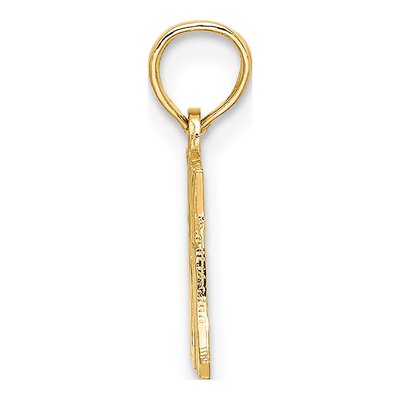 10K Yellow Gold I Heart My Mom Pendant – view 3