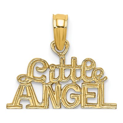 10K Yellow Gold Little Angel Pendant