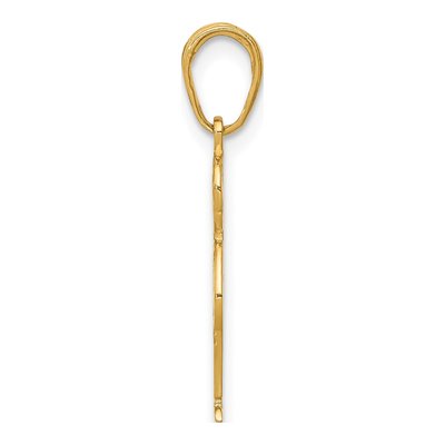 10K Yellow Gold Boy Pendant – view 3