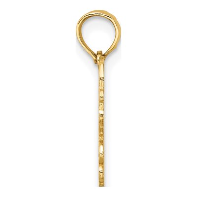 10K Yellow Gold Cancer Zodiac Pendant – view 3