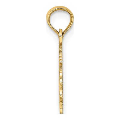 10K Yellow Gold Capricorn Zodiac Pendant – view 3
