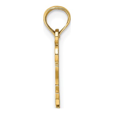 10K Yellow Gold I Heart My Deputy Charm – view 3