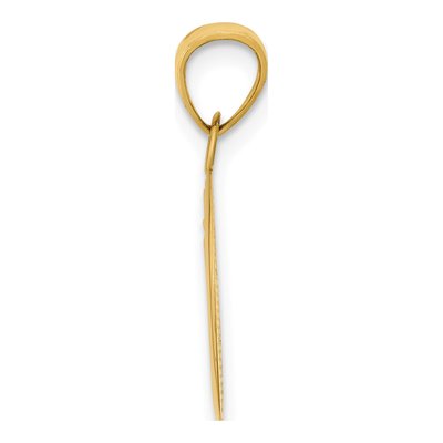 10K Yellow Gold Moon Stars Pendant – view 3