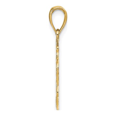 10K Yellow Gold Lion Head Pendant – view 3