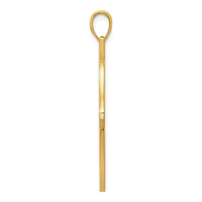 10K Yellow Gold Cut-Out Horse Head Pendant – view 3