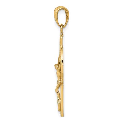10K Yellow Gold Celtic Crucifix Pendant – view 3