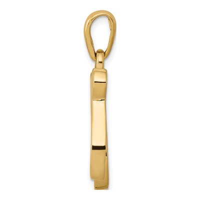 10K Yellow Gold Chai Pendant – view 2