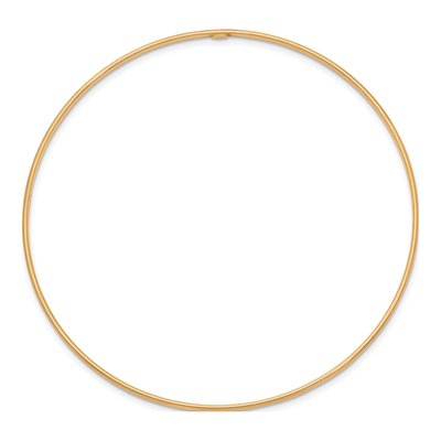 10K Yellow Gold Slip-On Bangle Bracelet – view 2