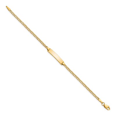 10K Yellow Gold Baby ID Bracelet – view 2