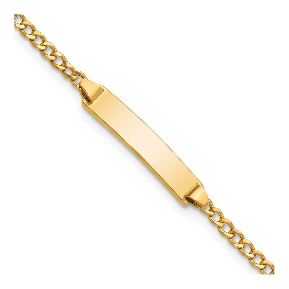 10K Yellow Gold Baby ID Bracelet
