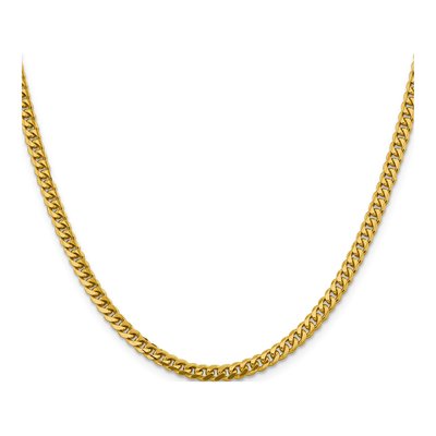 10K Yellow Gold 4.25mm Miami Cuban Chain – view 2