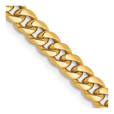 10K Yellow Gold 4.25mm Miami Cuban Chain