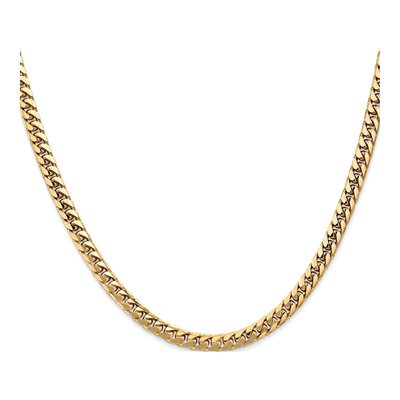 10K Yellow Gold 4.3mm Miami Cuban Chain – view 2