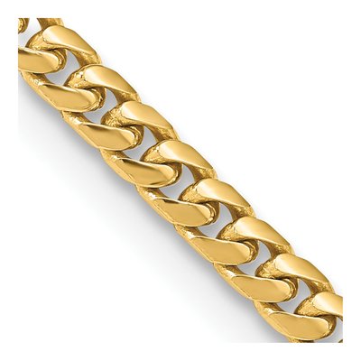 10K Yellow Gold 4.3mm Miami Cuban Chain