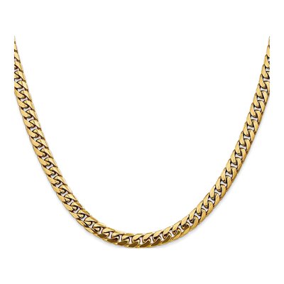 10K Yellow Gold 5mm Miami Cuban Chain – view 2