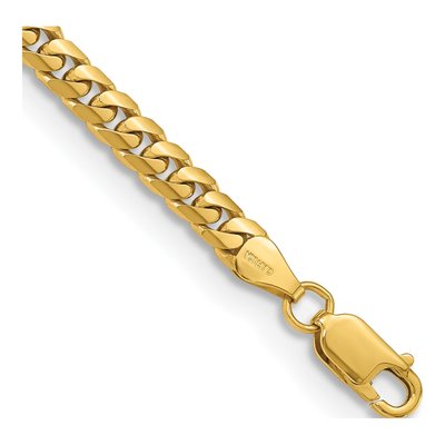 10K Yellow Gold 5mm Miami Cuban Chain Bracelet